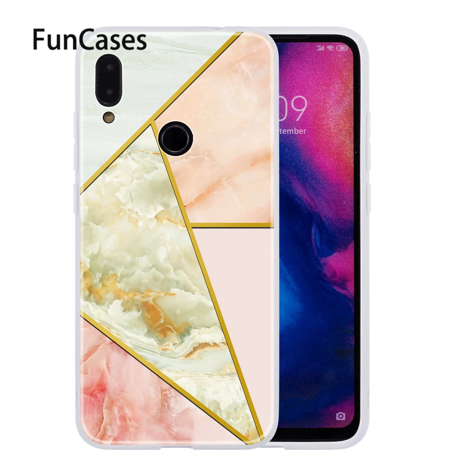 Мягкие силиконовые чехлы с серебряной проволокой для телефона Redmi Note 7 Etui Celular ajax 7S