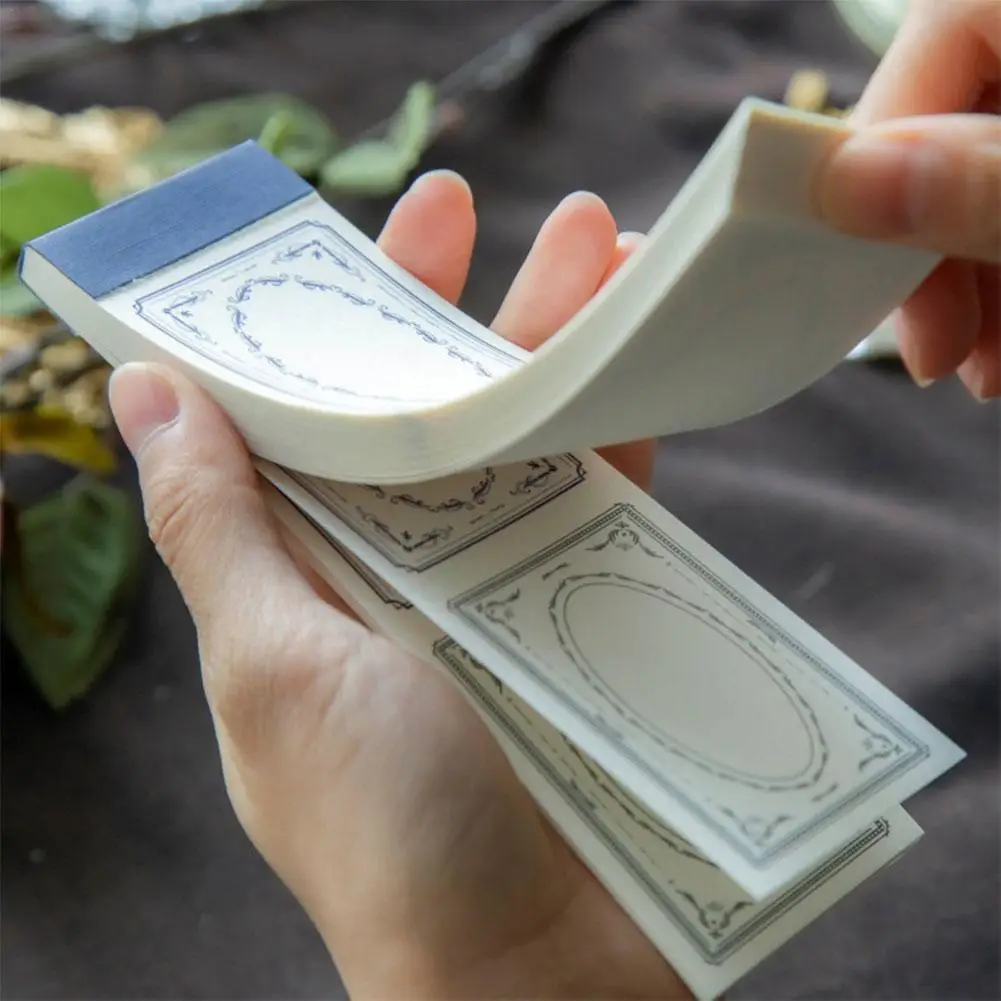 

Блокнот для заметок в стиле ретро с цветами и кружевами, канцелярские принадлежности для школьного журнала, скрапбукинга, декоративный мат...