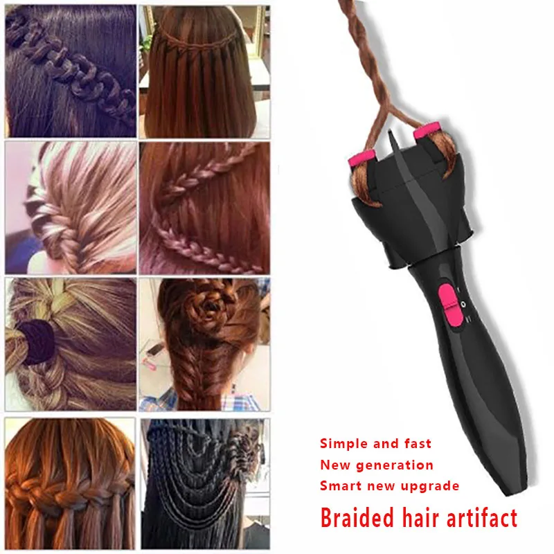 

Electric Hair Styling Tool Automatic Knitted Device Hair Braider Styling Two Strands Twist Braid Maker Hair Braider DIY Electric