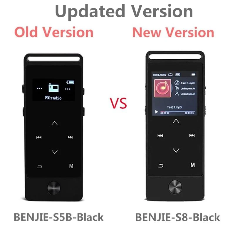 Металлический MP3-плеер 8 ГБ/16 ГБ с поддержкой sd-карты до 64 Гб HIFI MP3 музыкальный плеер без потерь с fm-радио, диктофоном, электронной книгой