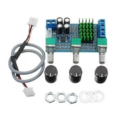DC 12V 24V 80W x 2 двухканальный цифровой аудио TPA3116D2 высокие басы регулируя
