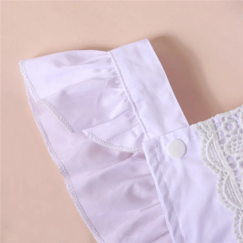 

0-12Month Newborn Baby Girls Casual Romper,Summer Sweet Cute Breathable Square Collar Sleeveless with Lace Hem,Coral Pink/ White