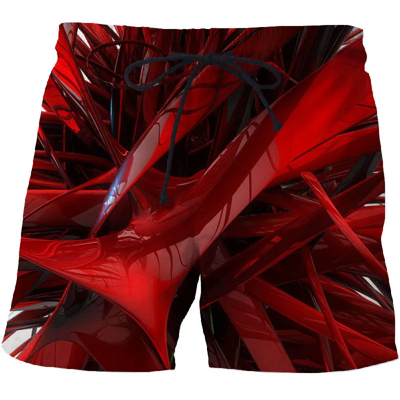 Забавные психоделические шорты с 3D принтом для мужчин и женщин Летние