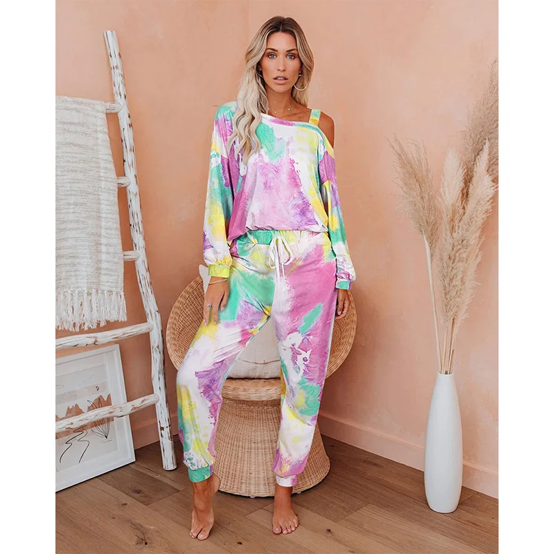 Женский Повседневный костюм SCARECROW свободный комплект из двух предметов с