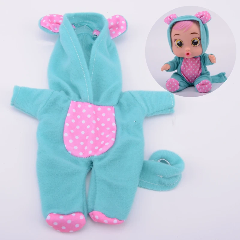 6 дизайн ручной работы плач ребенка куклы Одежда Мягкий сенсорный Аксессуары для