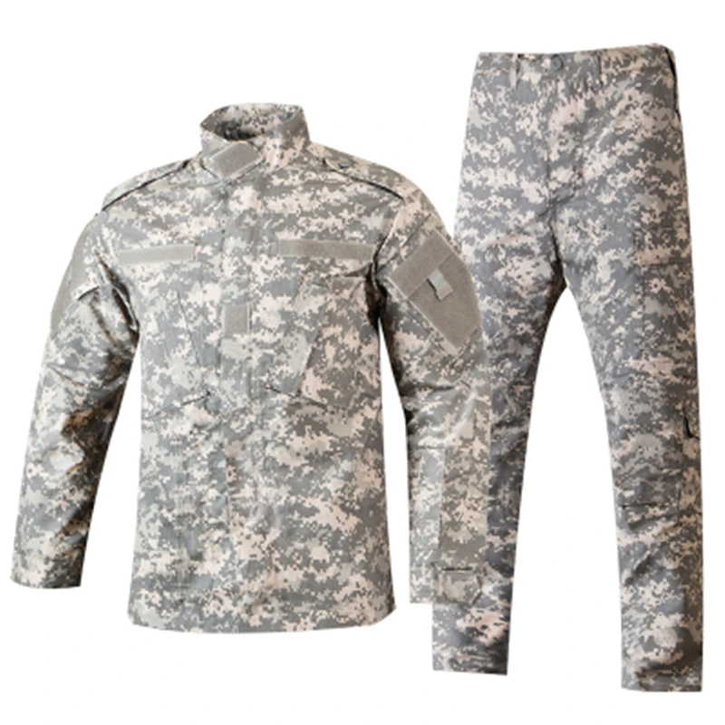 

11Color Men Army Military Uniform Tactical Suit ACU Special Forces Combat Shirt Coat Pant Set Camouflage Militar Soldier Clothes
