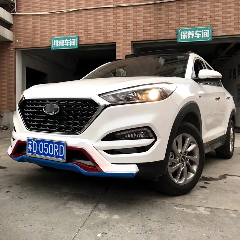 Для hyundai tucson 2015 2017 автомобильный Стайлинг ABS передняя крышка гриля отделка Авто