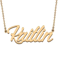 kaitlin custom name necklace customized pendant choker personalized jewelry gift for women girls friend christmas present