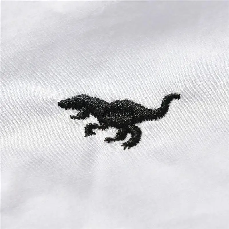 Рубашки для мальчиков блузка малышей Модный белый Хлопковый пуловер с длинными