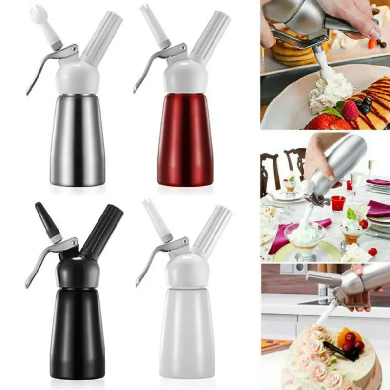 Взбитые десерт крем дозатор Whipper пены чайник + 3 сопла из нержавеющей стали