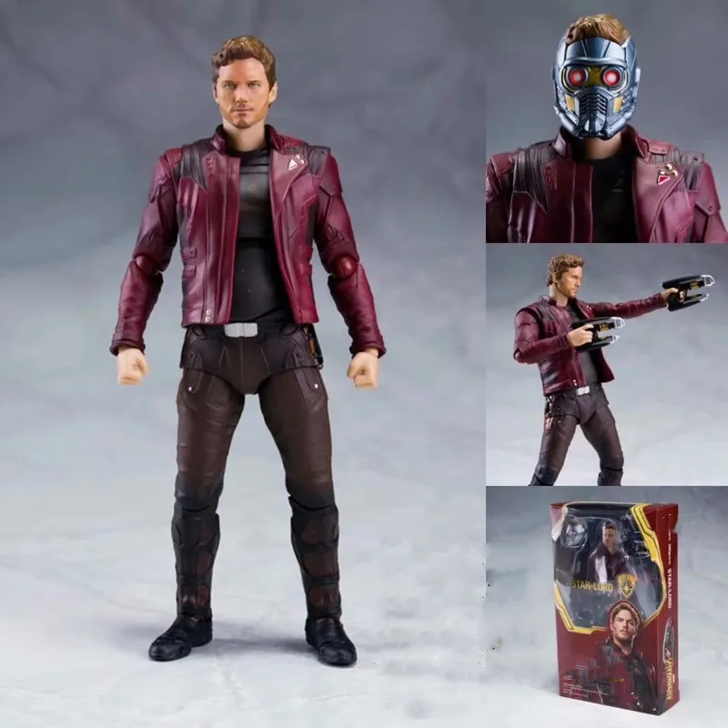 

Action Figure Avenger 15cm Infinity War Guardians of the Galaxy SHF Star Lord Peter Quill Decoration Model Toy Gift