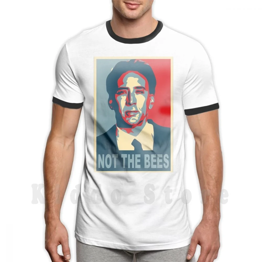 

Футболка мужская хлопковая с принтом Николаса Кейджа-не пчела