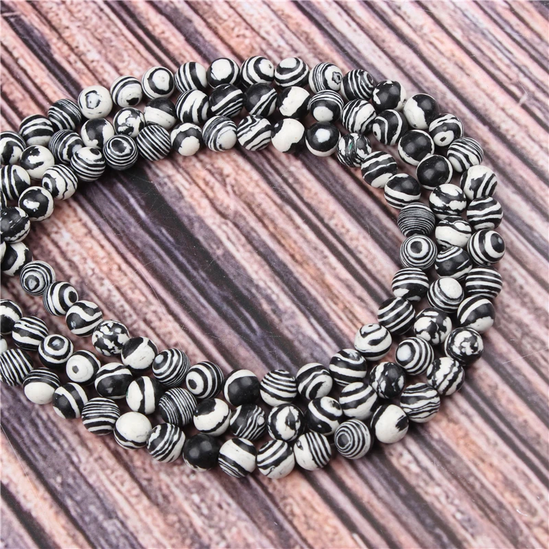 

Natural Stone Striped Peacock 15.5" PicBlue Peacockk Size 4/6/8/10/12mm fit Diy Charms Beads Jewelry Making Accessories