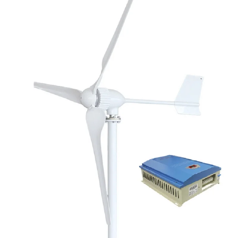 Ветряной генератор 1000 Вт с тремя лезвиями 1150 мм опционально 24 в 48 1 кВт