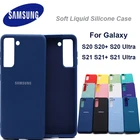 Чехол для Samsung Galaxy S21, S21 Plus, S21, ультрашелковый силиконовый чехол, мягкий на ощупь защитный чехол для S20, S20 +, S20 Ultra