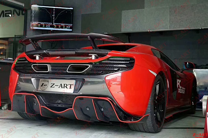 Заднее крыло из углеродного волокна Z-ART для Mclaren MP4 12C заднее MP4-12C задний спойлер |