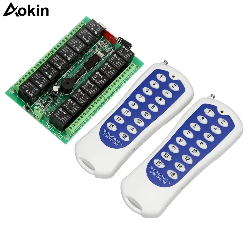 Беспроводной пульт дистанционного управления DC 12 В мгновенный светильник 16