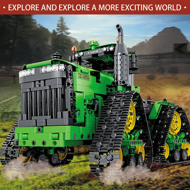 игрушечный трактор на радио