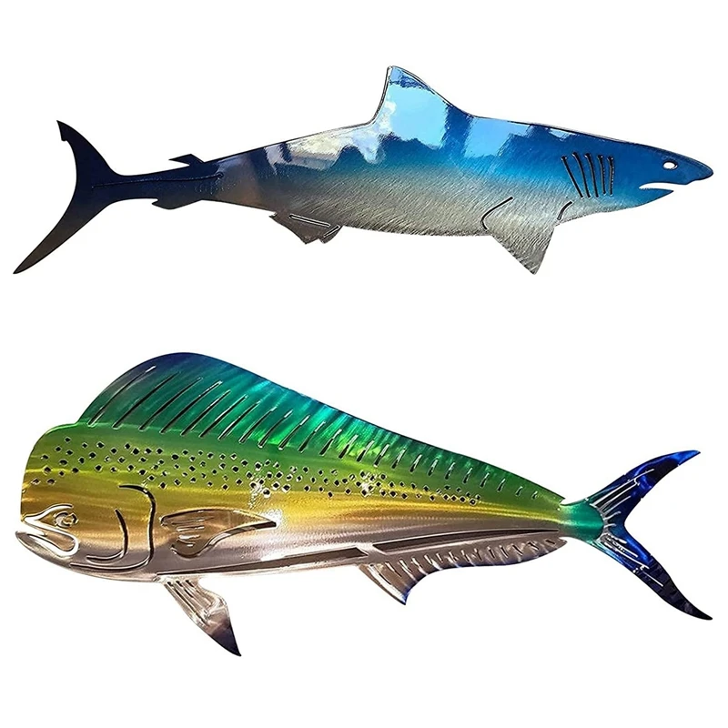 

2 шт., декоративные настенные украшения «Акула»