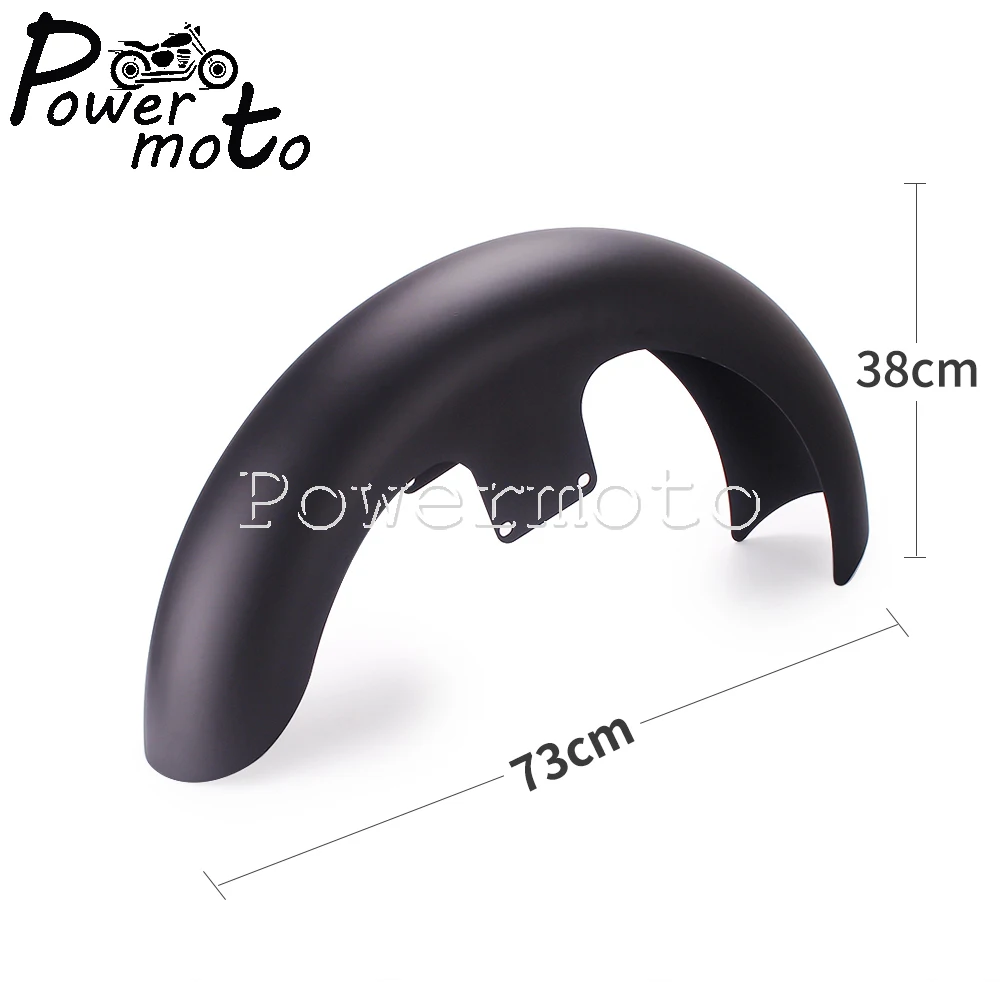 

21'' Black Motorcycle Wheel Wrap Front Fender Mud Flap Guard For Touring Electra Glide Police Standard Ultra Classic CVO Custom