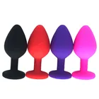 Силиконовая анальная пробка