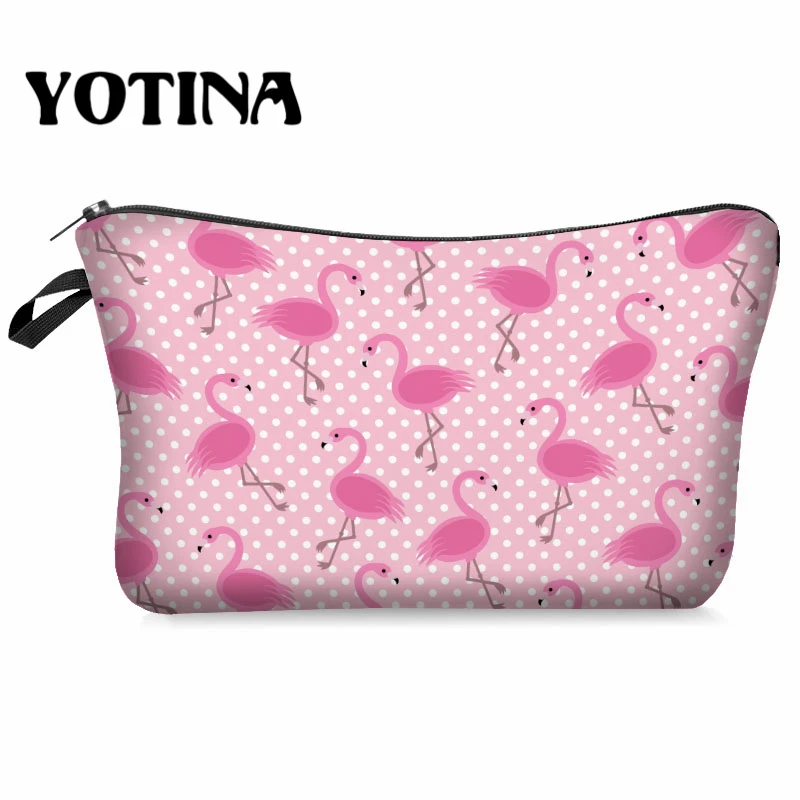 Yotina органайзер для макияжа женская косметичка с разноцветным рисунком 3D печать
