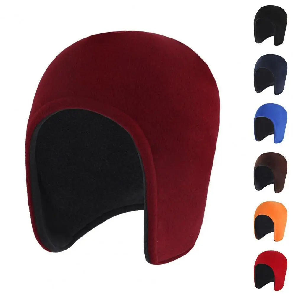 

Breathable Ear Flap Cap Lock Temperature Fleece Comfortable Solid Unisex Warm Hat for Winter