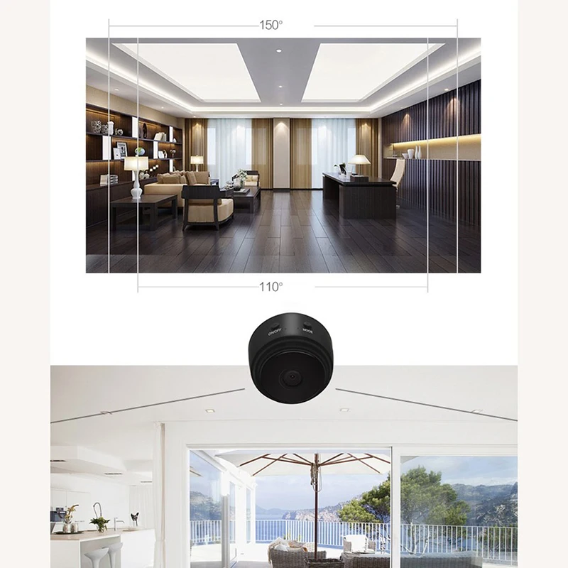 A9 Мини WiFi 1080P камера дистанционного наблюдения ночное видение домашний