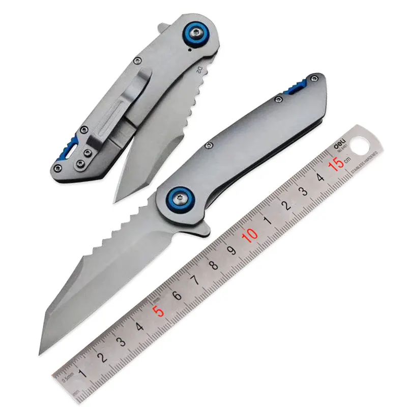 Синий Карманный Походный нож yan тактический Универсальный Мультитул из стали с