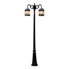 (H 2,8 м) уличный фонарь для двора, уличный фонарь для высоких столбов, уличный водонепроницаемый светильник для газона, уличный ретро-фонарь для двора, пейзажа