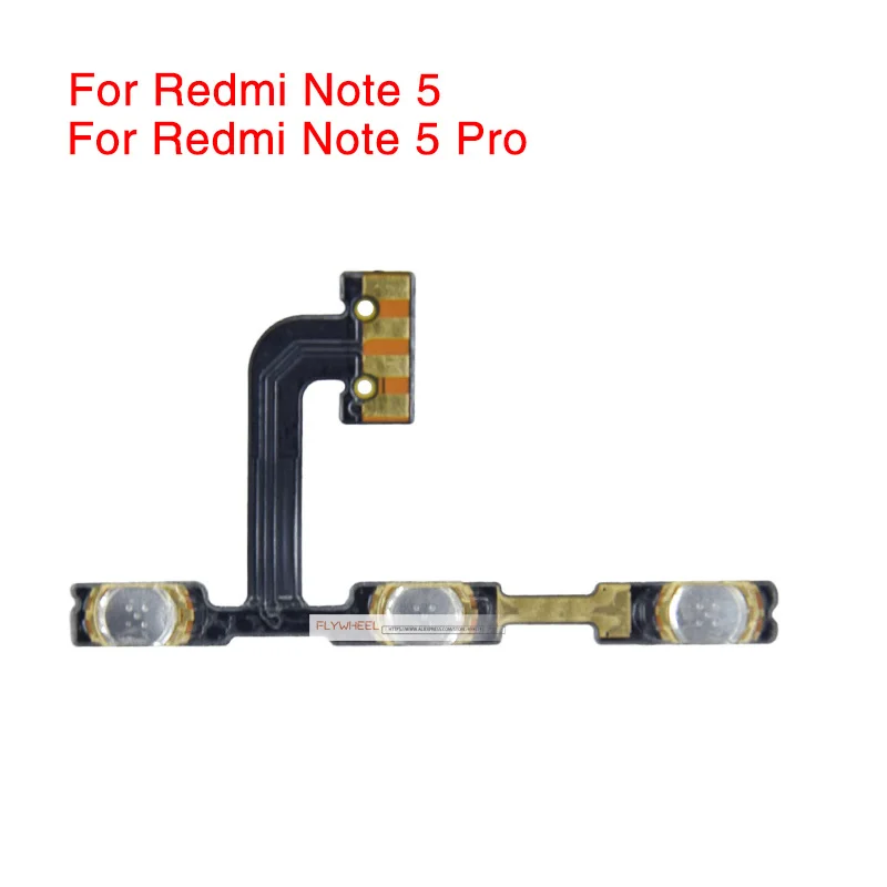 10 шт./лот кнопка регулировки громкости замена гибкого кабеля для Xiaomi Redmi Note 2 3 3G 4 4X