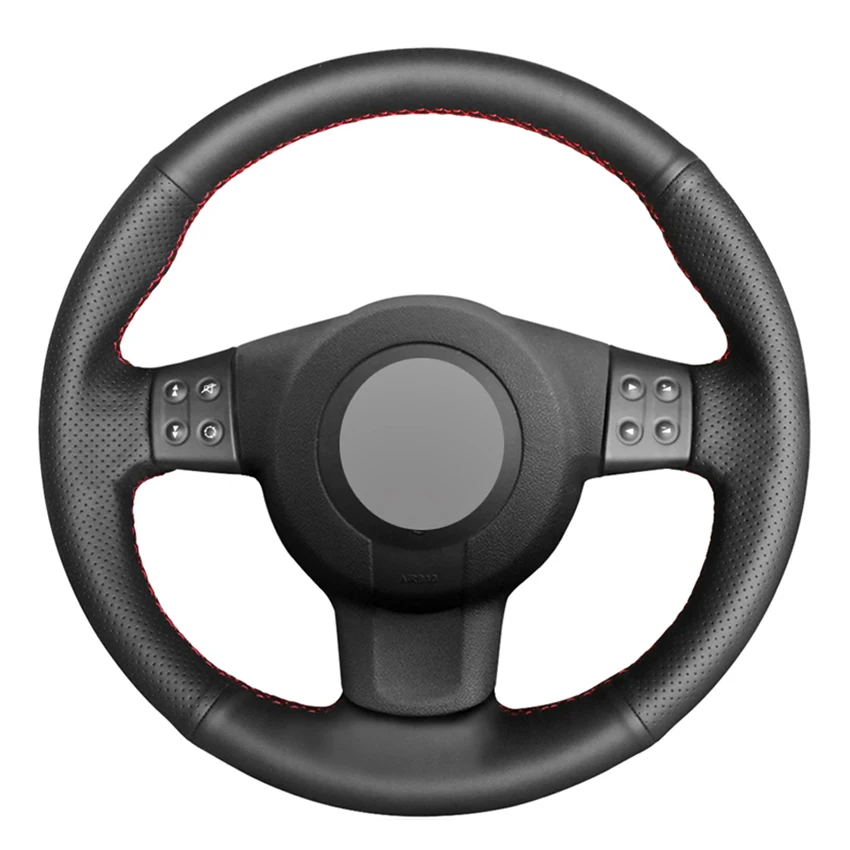 

Черная искусственная кожа PU DIY Ручная строчка фотосессия для Seat Leon (Mk2) 2006-2008 Ibiza (6L) 2007