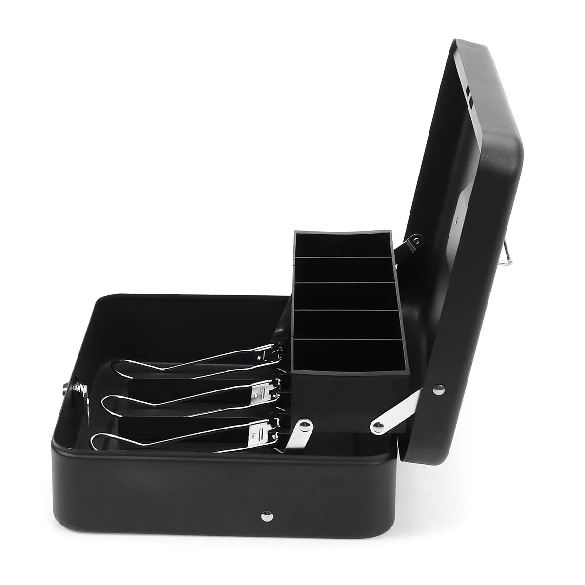 12 дюймов металлическая копилка замок для ключей мелкая монета денежный ящик