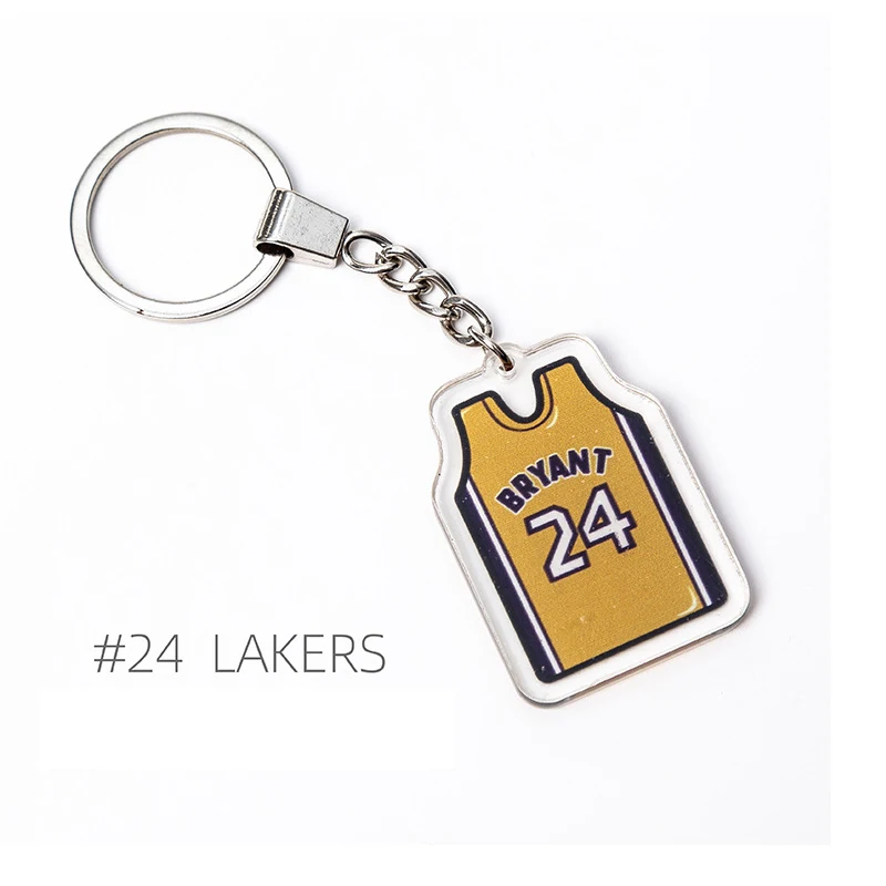 

New sports championship official basketball star jersey key ring Holiday gift baloncesto giveaway key ring