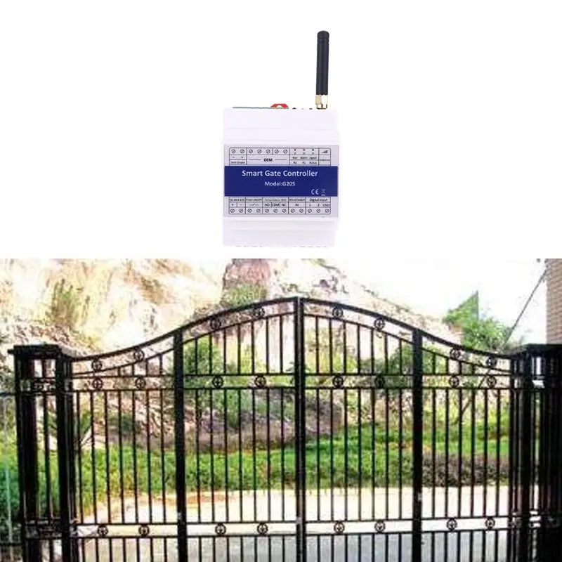 

2G GSM Smart Gate Opener Alarm SMS Prompt Access Controller Module Relay Switch X4YD