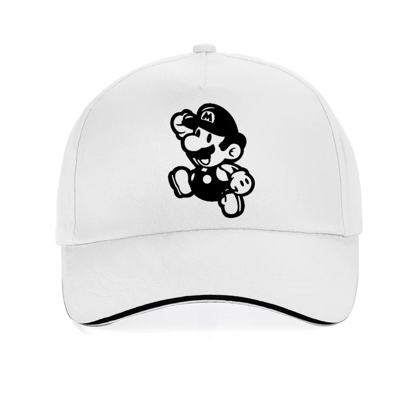 

Fashion Creative game The Soaring Mario Baseball Cap Summer men women Mario Brothers hip-hop cap adjustable snapback hat gorras