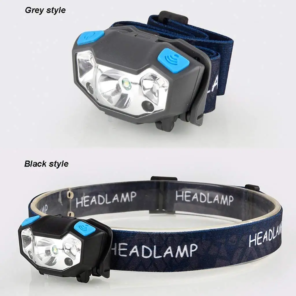 10000Lm Mini Rechargeable LED Headlamp Body Motion Sensor Headlight Camping Flashlight Head Light Torch Lamp With USB
