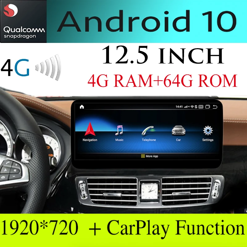 

For Mercedes Benz CLS 350 220 250 400 500 63 MB W218 C218 X218 NTG Navi Car Stereo Audio Navigation GPS Android 10.25 12.5 inch