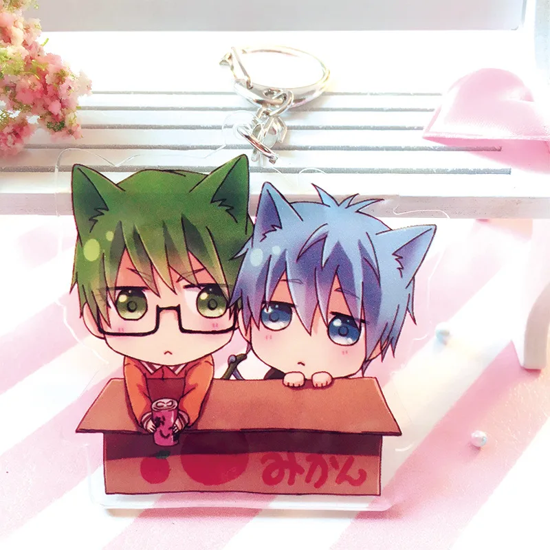 

Kuroko's Basketball Key Chain Cartoon Figure Gekijouban Kuroko No Basuke Last Time Car Keychains Backpack Keyring Gift For Man