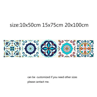 Самоклеящиеся марокканские фотообои ПВХ маслостойкие водонепроницаемые для