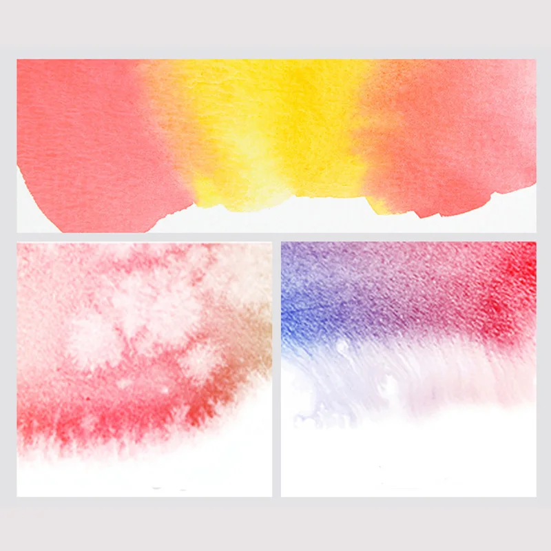 Высококачественный однотонный яркий набор краски 48 цветов макароны портативная