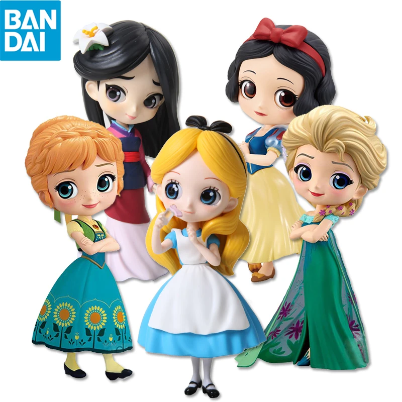 15 см Bandai Q Posket Disney Принцесса Сейлор Мун ПВХ аниме экшн-фигурки модели детские