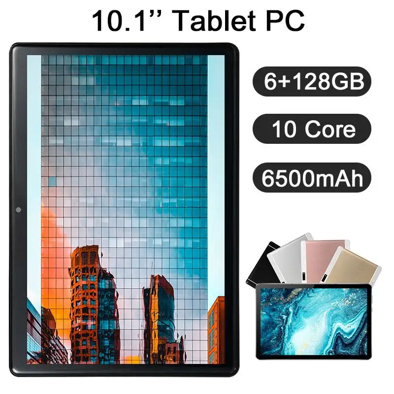 Планшет на Android 4G FDD LTE 10 дюймов 8 ядер 6 + 128 ГБ Wi Fi 9 0|Планшеты| |