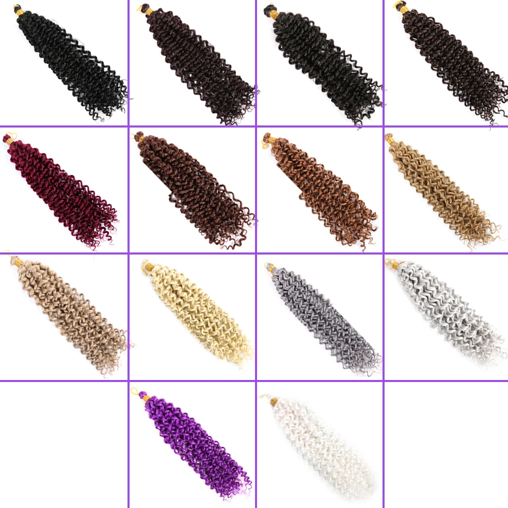 Плетеные волосы Омбре афро привлекательный локон плетеные вязаные крючком