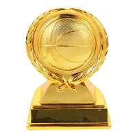 1pc durable convenient practical creative delicate basketball trophy artwork resin craft for home