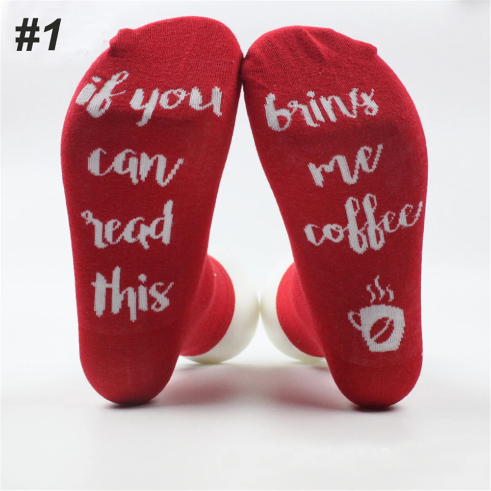 

Harajuku Breathable Comfortable Hip Hop Beer Socks Men IF YOU CAN READ THIS Letter Funny Socks Male Striped Warm Novelty Socks