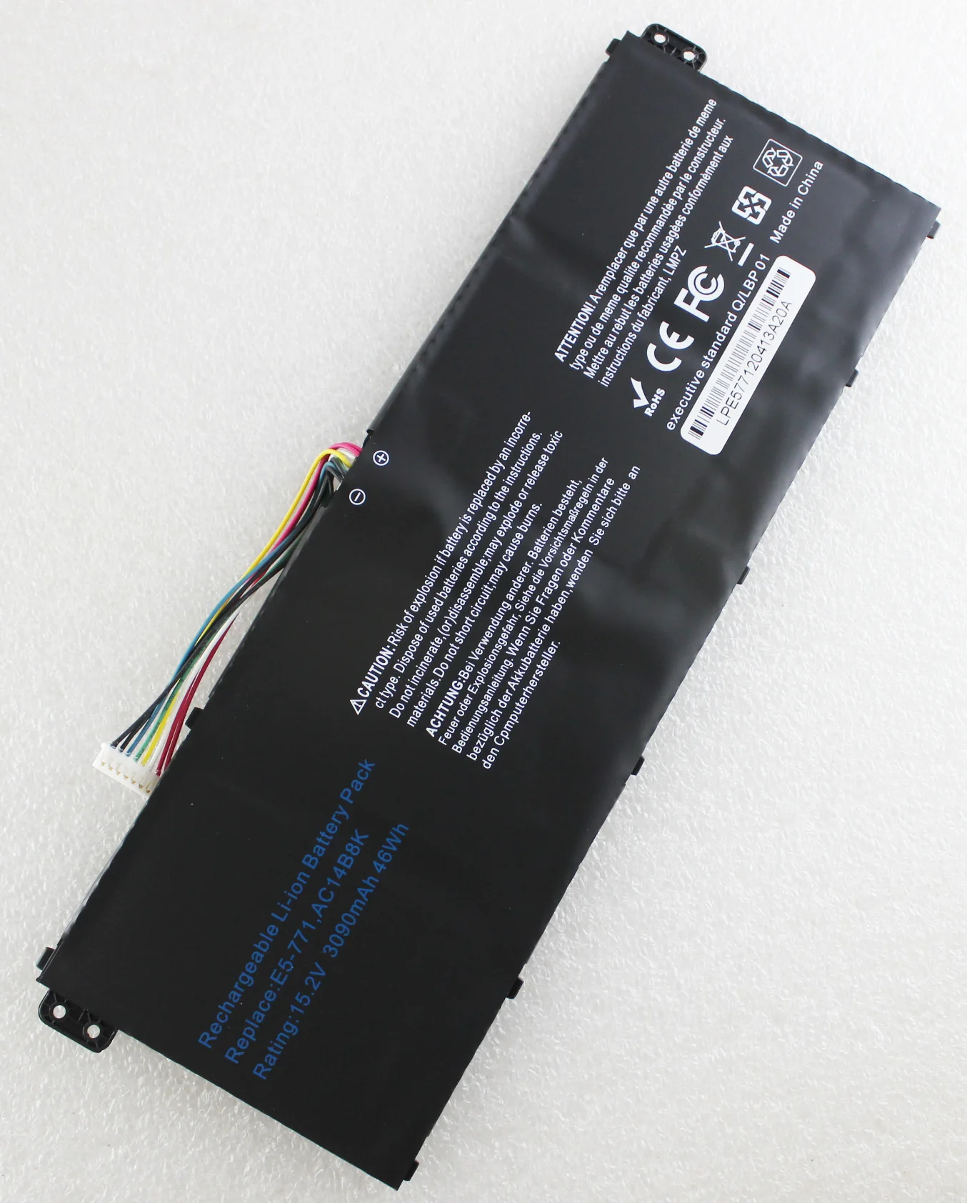 Аккумулятор AC14B8K для ноутбука Acer Aspire CB3 111 CB5 311 ES1 511 512 520 S1 521 531ES1 731 E5 771G V3 371 C810 |