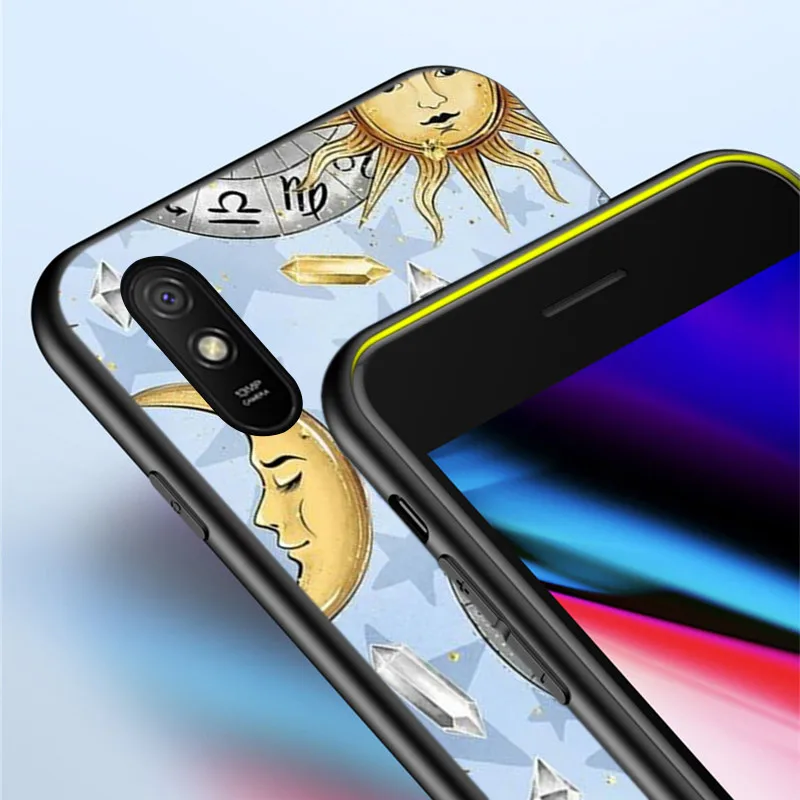 

Mystic Art Sun Face Silicone Cover For Xiaomi Redmi 9 9T 9C 8 7 6 Pro 9AT 9A 8A 7A 6A S2 5 5A 4X Plus Phone Case