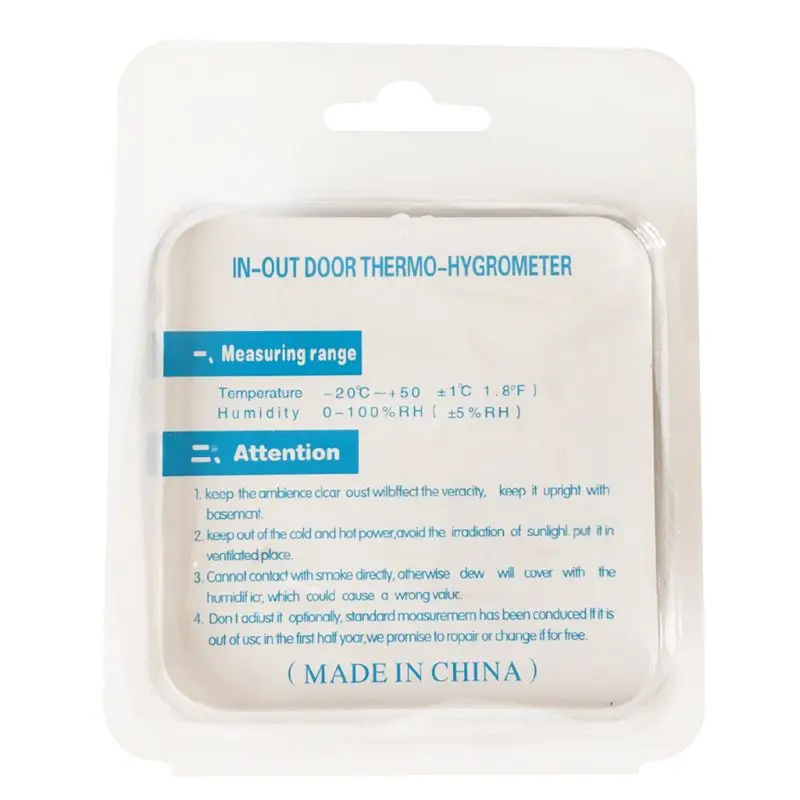 Бытовой температурный гигрометр-20-50 °C измерительный парниковый промышленный