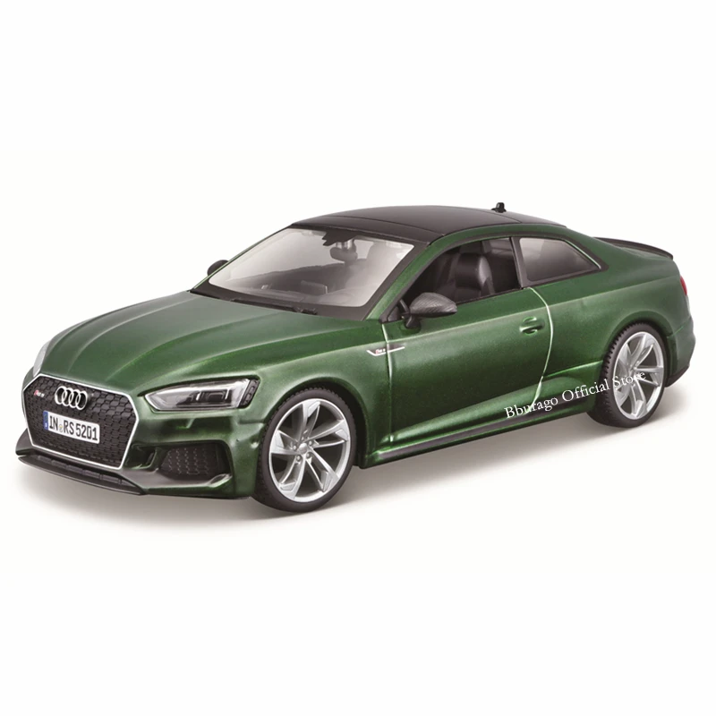 Bburago-coche de carreras de aleaci&oacute;n para Audi A1, veh&iacute;culo de lujo de aleaci&oacute;n, fundido a presi&oacute;n, coches de juguete, colecci&oacute;n de regalo, 1:24-1